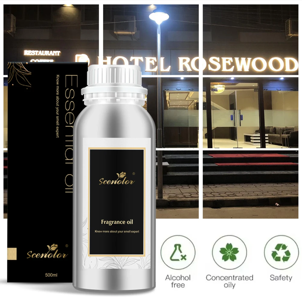 500ML Waterless Essential Oils For Aroma Diffuser Luxury Vienna Orange Sofitel Rose Wood Hotel Fragrance Room Home Perfume Oil