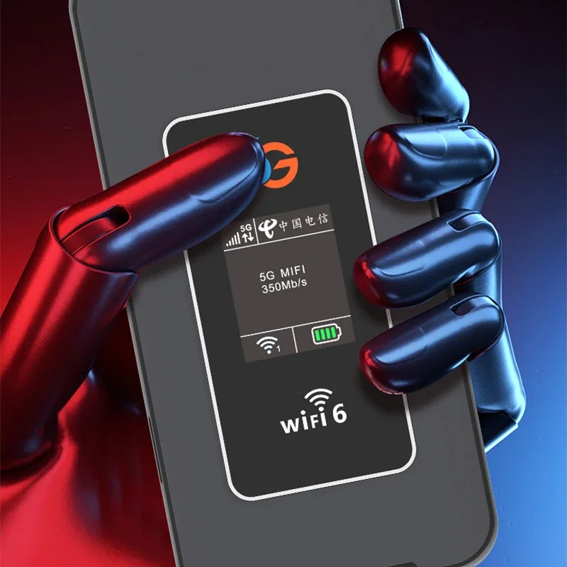 5G Portable Pocket WiFi Router M8A Dual-Band Router 802.11ac 2.4GHz & 5GHz 8000mAh High-Capacity Battery TDD-LTE, FDD-LTE