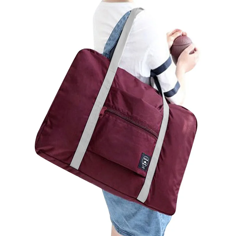 Sacos de Viagem Dobráveis para Mulheres e Homens, Bolsa de Bagagem de Grande Capacidade, Bolsas Impermeáveis, Armazenamento, Embalagem de Roupas, Organizador