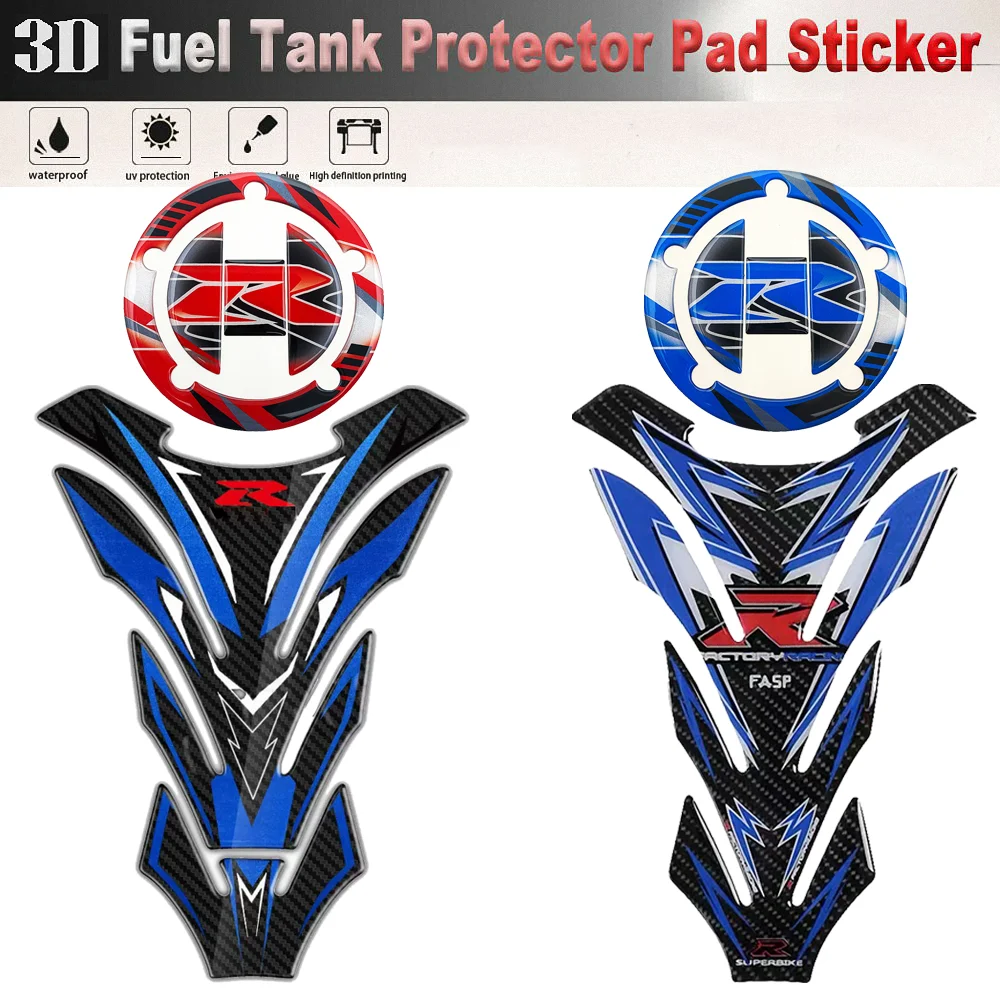 

For Suzuki GSXR Tank Pad Covers Protector Stickers Motorcycle Accessories Decal GSR 1000 750 600 400 K3 K4 K5 K6 K7 K8 K9 SV 650