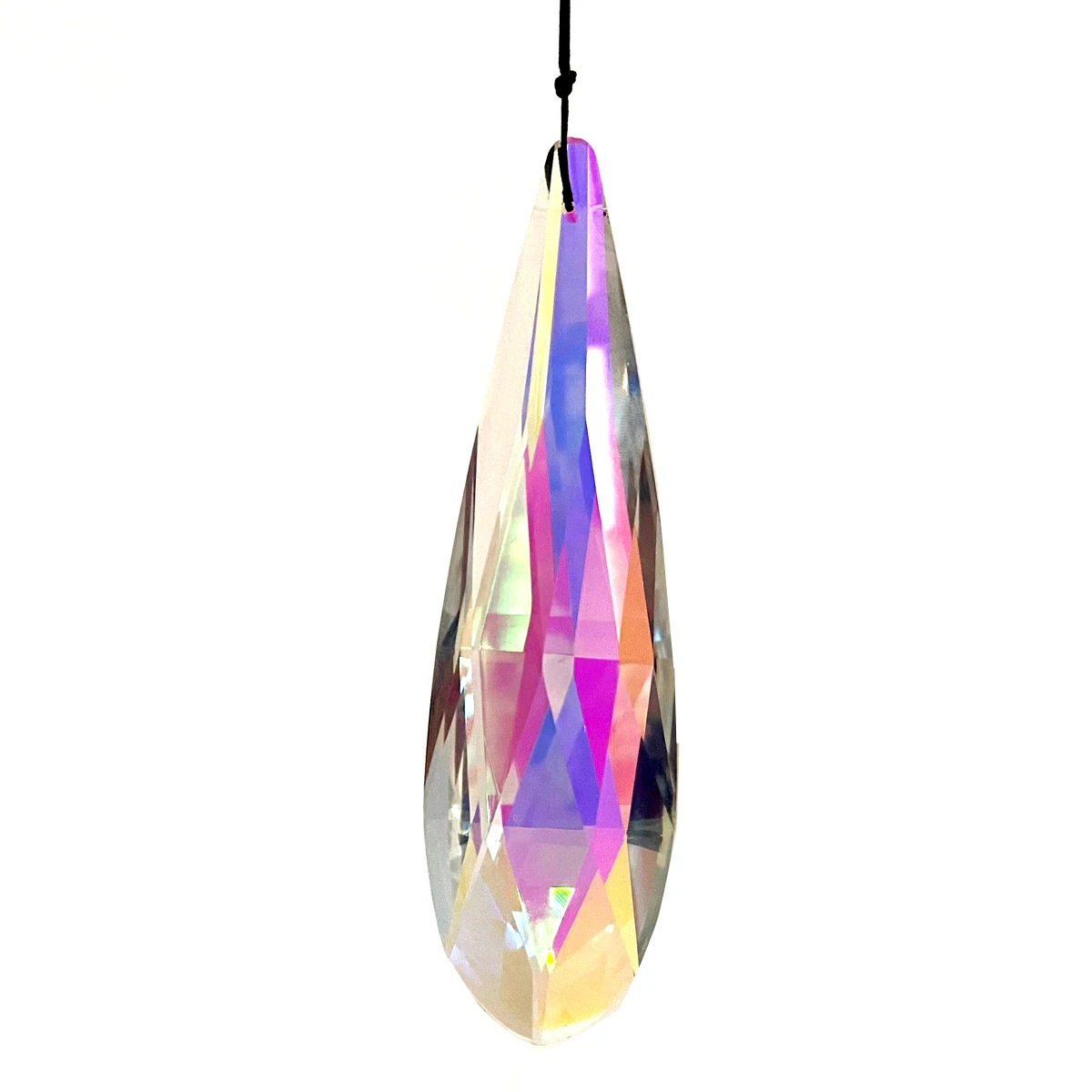 120mm Colorful Crystal Suncatcher Prisms Drop Pendant Glass Rainbow Window Garden Hanging Decor Chandelier Parts DIY Gift