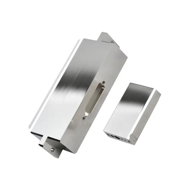 

Stainless steel material CNC machined precision metal equipment housing set
