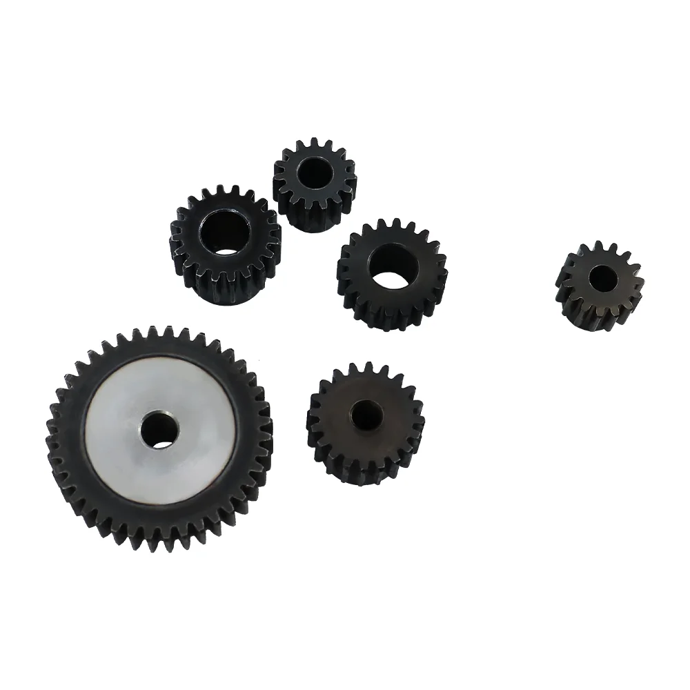 Hltnc cremalheira de engrenagem de aço personalizável de alta precisão e pinhão de carbono oem 1.5m 20 a 100 dentes para caixa de engrenagens para cnc
