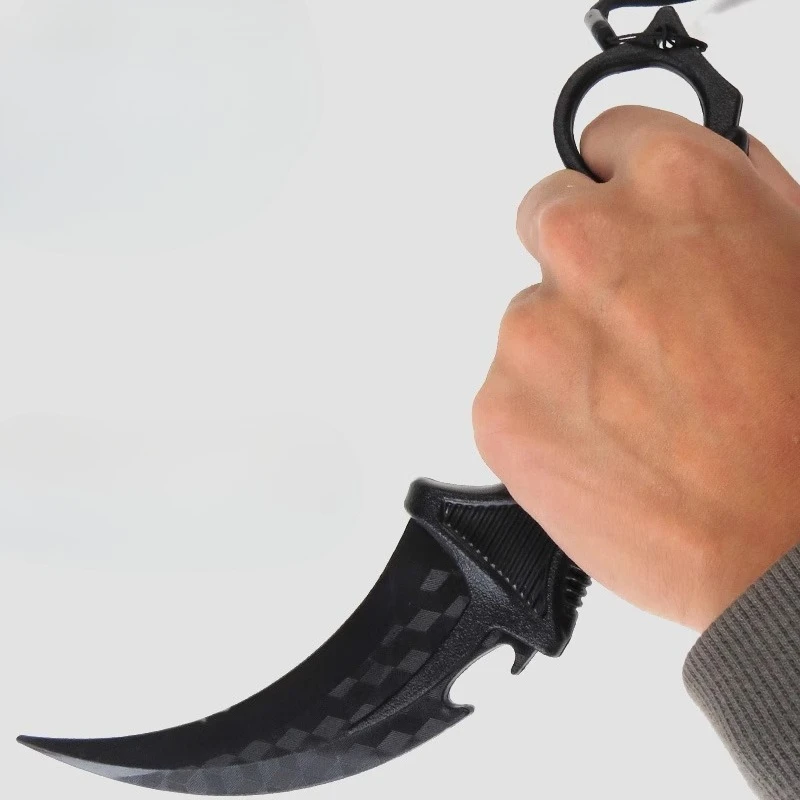 23cm Plastic Claw Knife Martial Arts Practice Training Fighting Equipment Props High Strength Durable Eagle Claw Unbladed