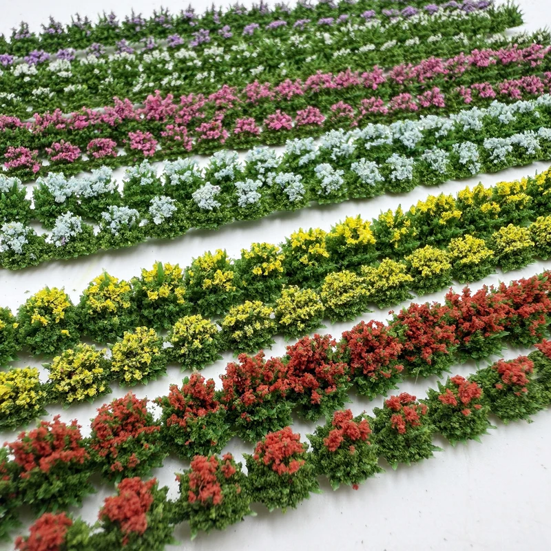 

5 шт./пакет, 20 см, пластиковая имитация штурмовой полосы, модель растительного здания, садовый декор, цветок, модель ручной работы, макет железной дороги