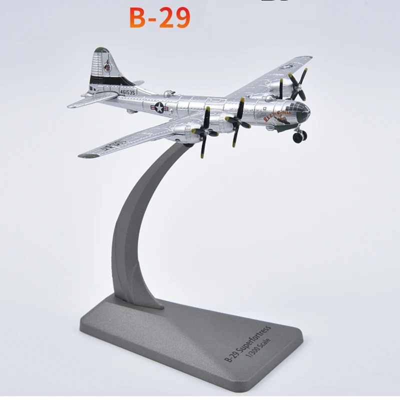 B29 Fighter US B-29 Bomber Superfortress Warplane Alloy Diecast Aircraft Model Toys Fighter Collectible Display