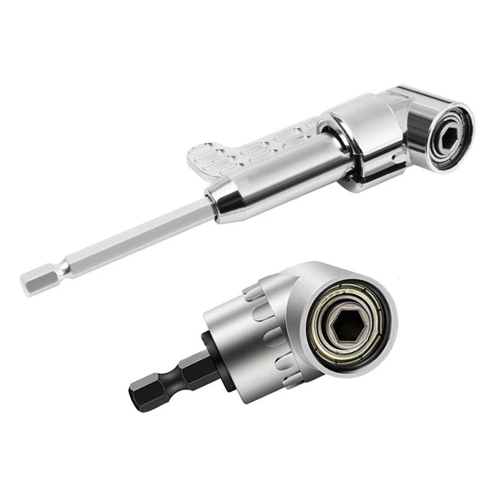 2pc 1/4 pollici Power Drill Tool 1/4 pollici Power Drill Tool Driver ad angolo retto cacciavite magnetico esagonale supporto per Bit angolato utensile elettrico