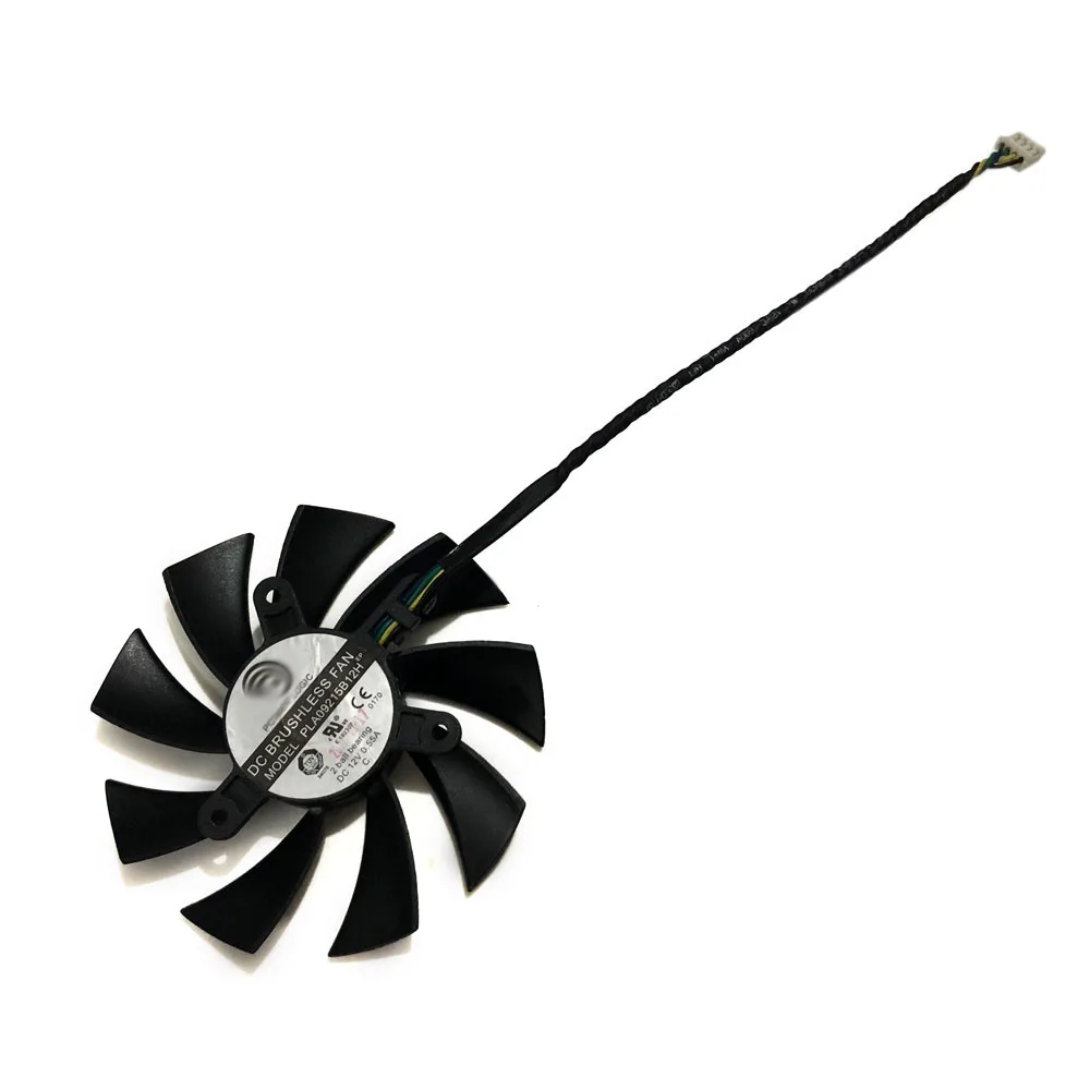 Graphics Card Fan Video Cards Cooler For ASL GTX 1660 Ti 6GB,Manli GTX1660Ti 6GB,EVGA GTX1660 Black 6GB,PLA09215B12H,4Pin