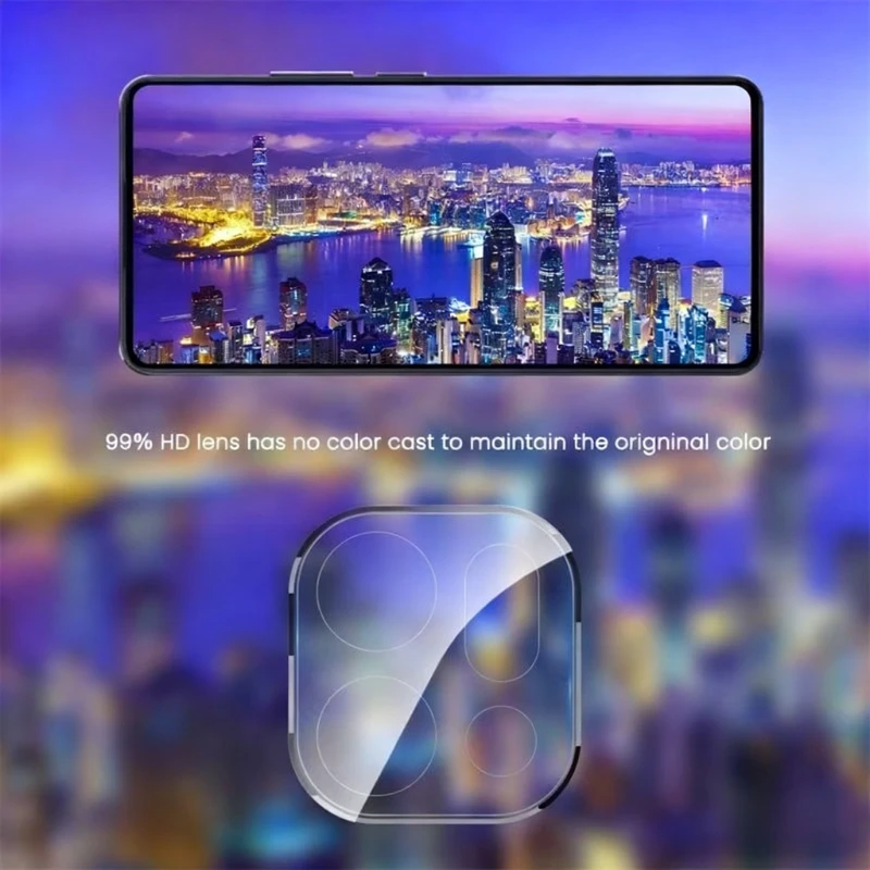 FindX9Pro FindX9 حافظة 3 قطعة ثلاثية الأبعاد من الزجاج المقسى حامي الكاميرا المنحنية لـ ممن لهم البحث X9 X 9 9Pro X9Pro 5G زجاج عدسة كريستال شفاف