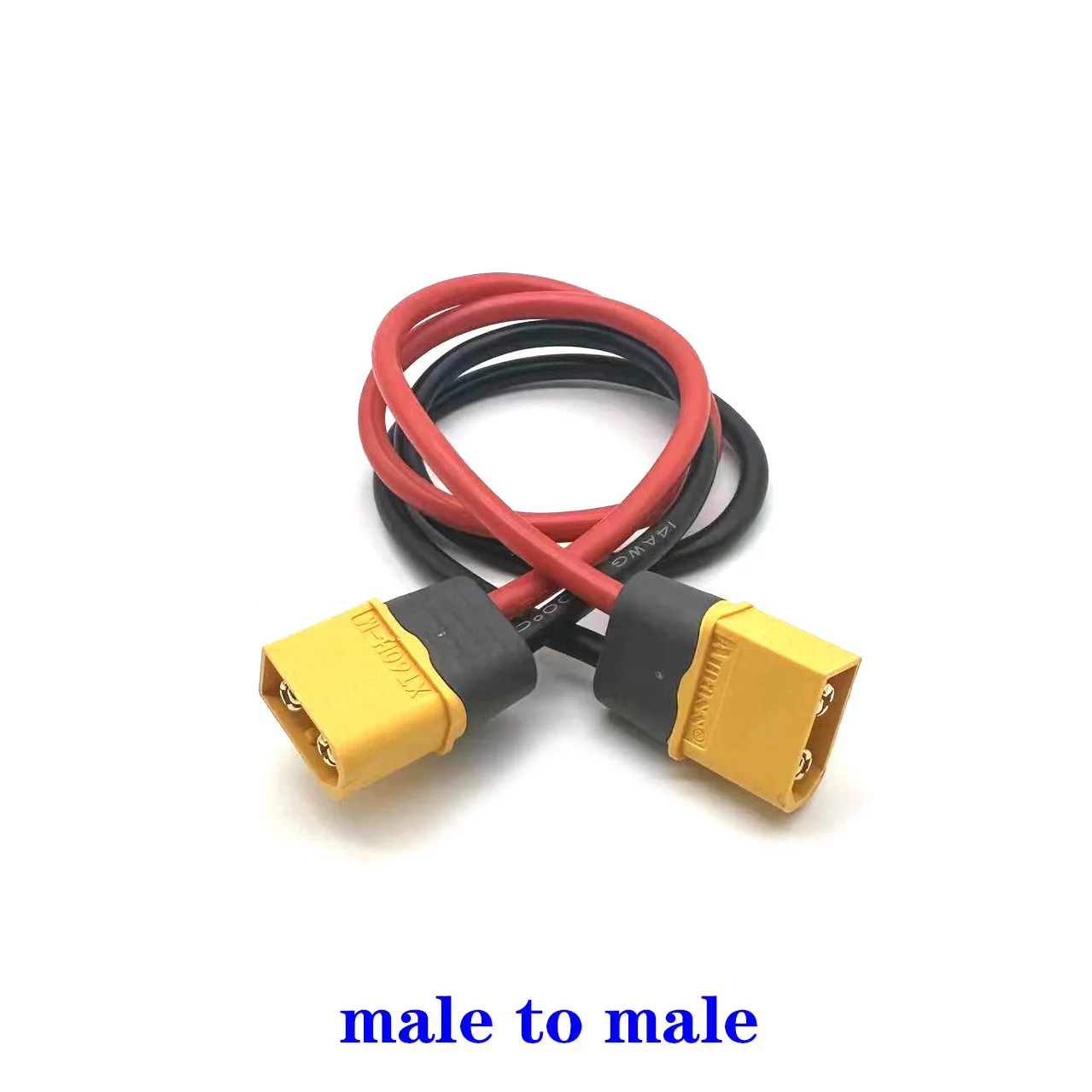 12AWG 14AWG XT60 Female Plug To XT60 Male Plug Adapter Connector Silicone Tin Plated Copper Wire Battery Connection Cable