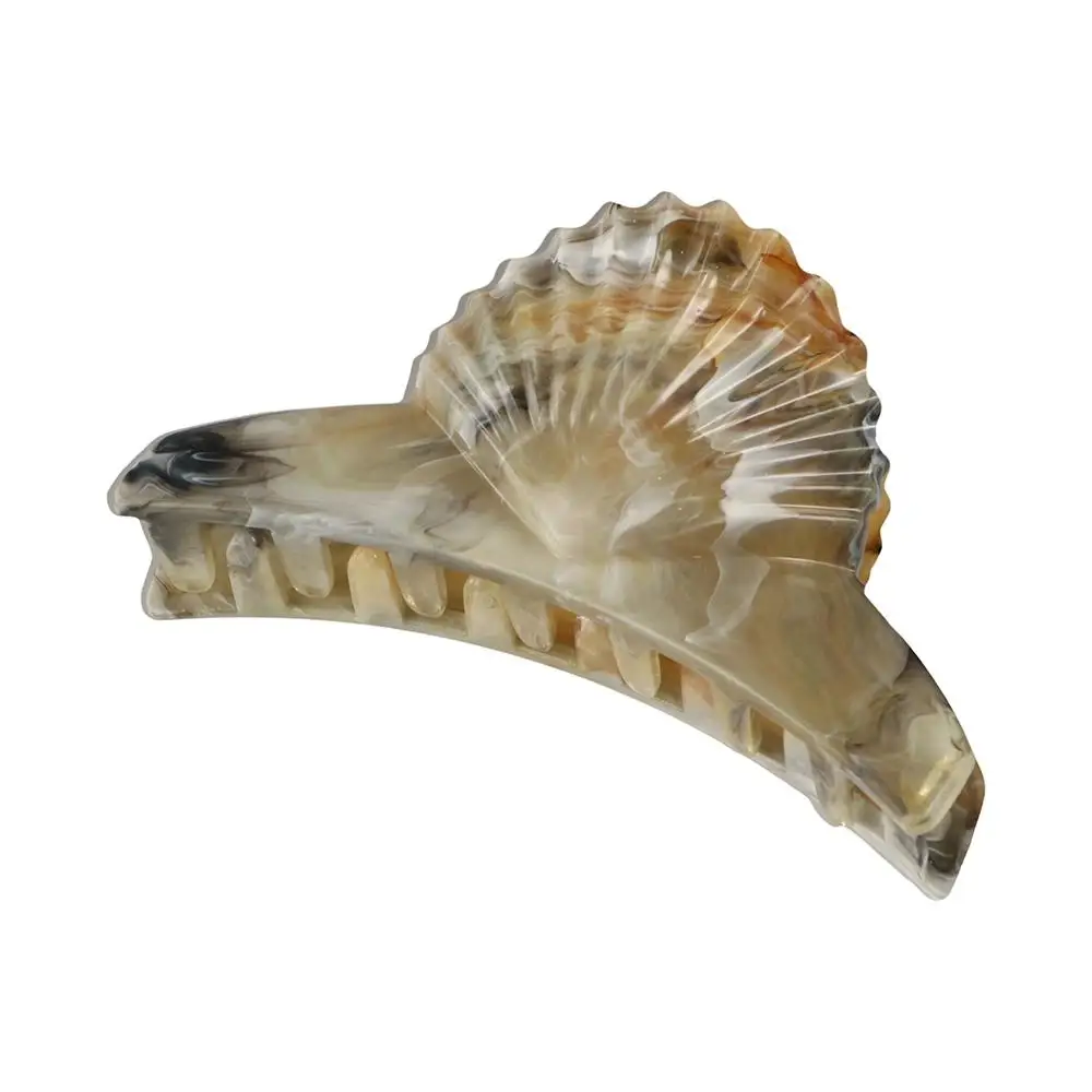 Hair Grab Clip Acetate Shell Hair Clips Beach Headwear Korean Style Acetic Acid Barrettes High Ponytail Clip Acetic Acid