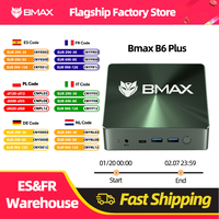 BMAX B6 Plus Mini PC Intel I3-1000NG4 Windows 11 PC 12GB DDR4 RAM 512GB NVMe SSD WIFI 5 USB 3.0 USB * 3 HDMI * 2 Bluetooth4.2