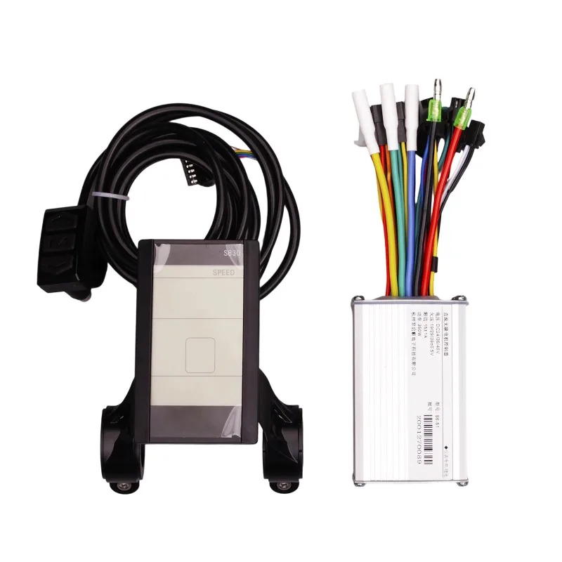 

Electric Bike Controller & LCD Display Kit 24V-48V 250W/350W for Mountain/E-Bike Conversion, S6-51/61 S830 Digital Meter