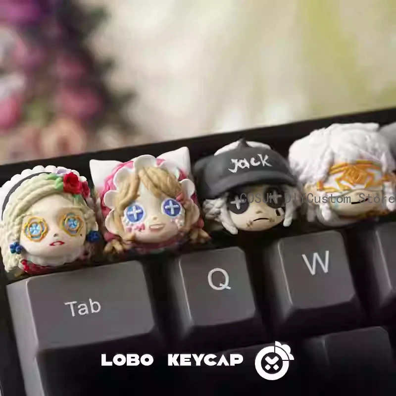 

Колпачки для клавиатуры в стиле аниме Identity V Vera Nair Эмма Вудс Эли Кларк Naib Subedar, компьютерные игровые клавиатуры, механические колпачки для клавиш