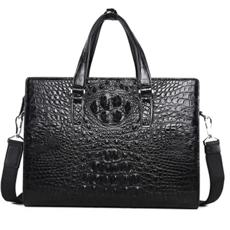 VVBrown  crocodile bag men briefcase new men handbags  male  handbag large capacity  leisure  business men bag crocodile bag