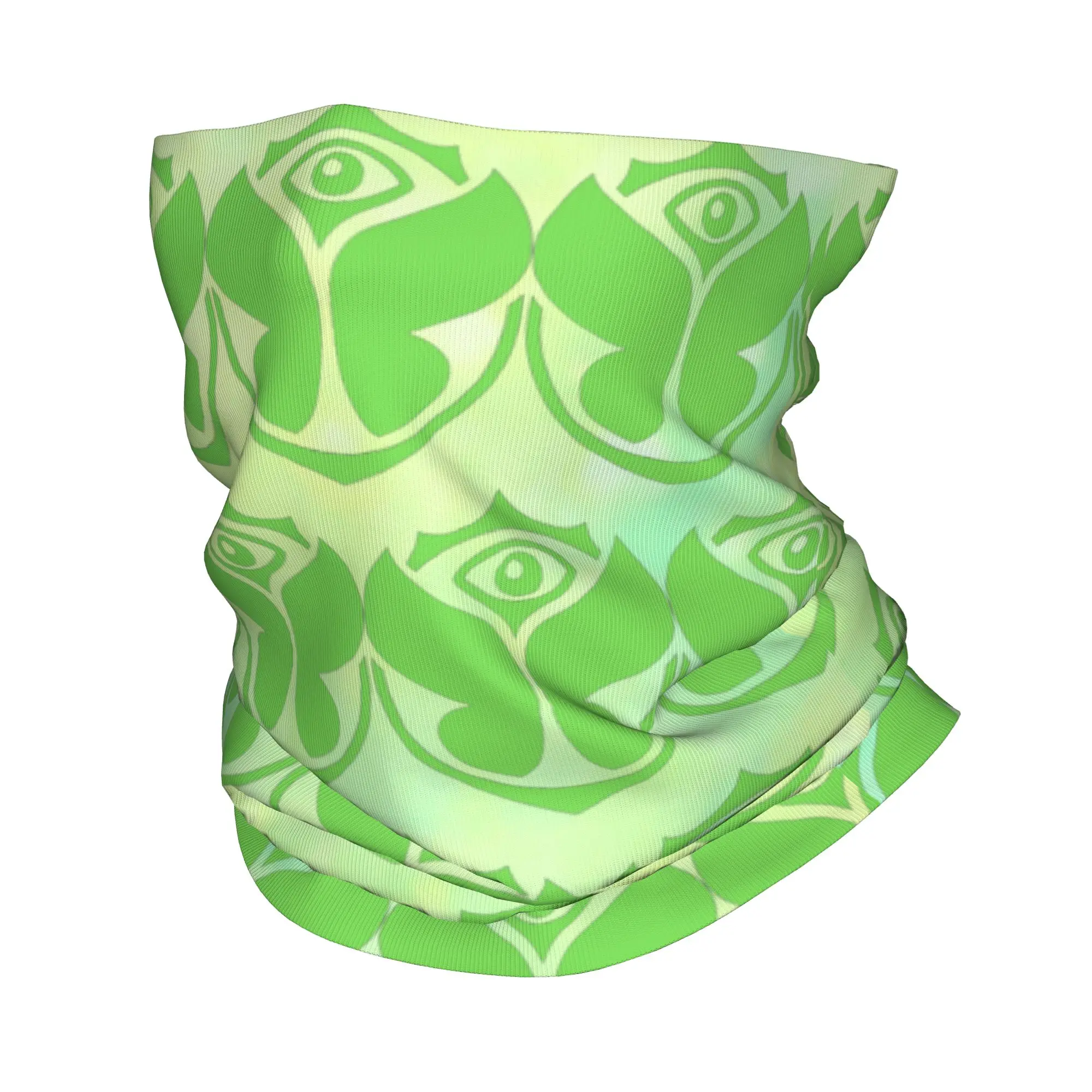 

Custom Tomorrowland Pastel Tinted Watercolor Bandana Winter Neck Warmer Men Wrap Face Scarf for Ski Dreamy Gaiter Headband