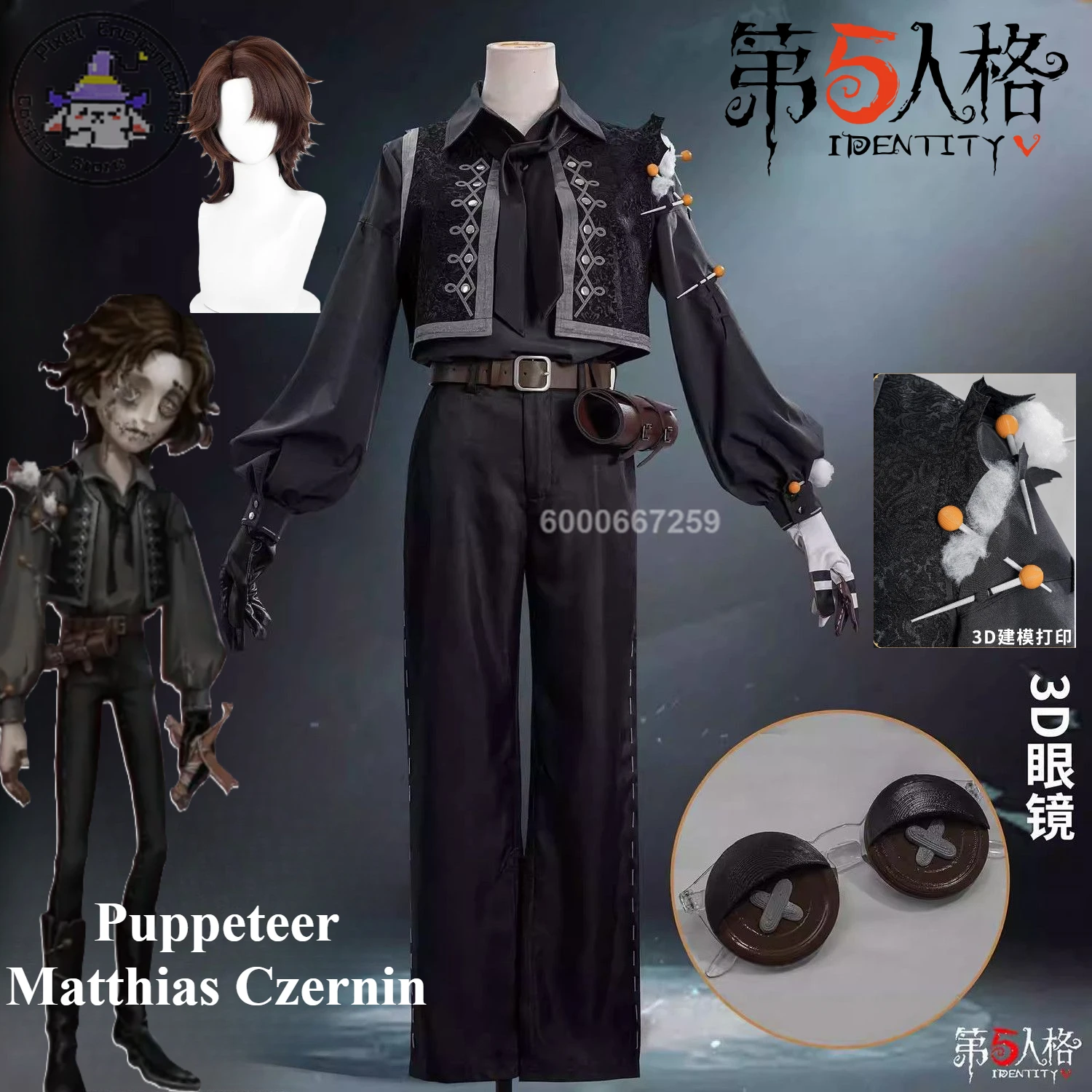 

Identity V Game Matthias Czernin Puppeteer Косплей Костюм Мужская Красивая Униформа Костюм Для Ролевых Игр Хэллоуин Вечеринка Comic Con Наряд