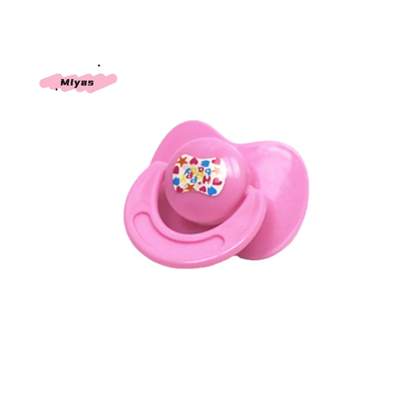 

1Pc Pink Miniature Pacifier Doll Simulation Dummy Nipple for Dollhouse Play House Decorative Accessory