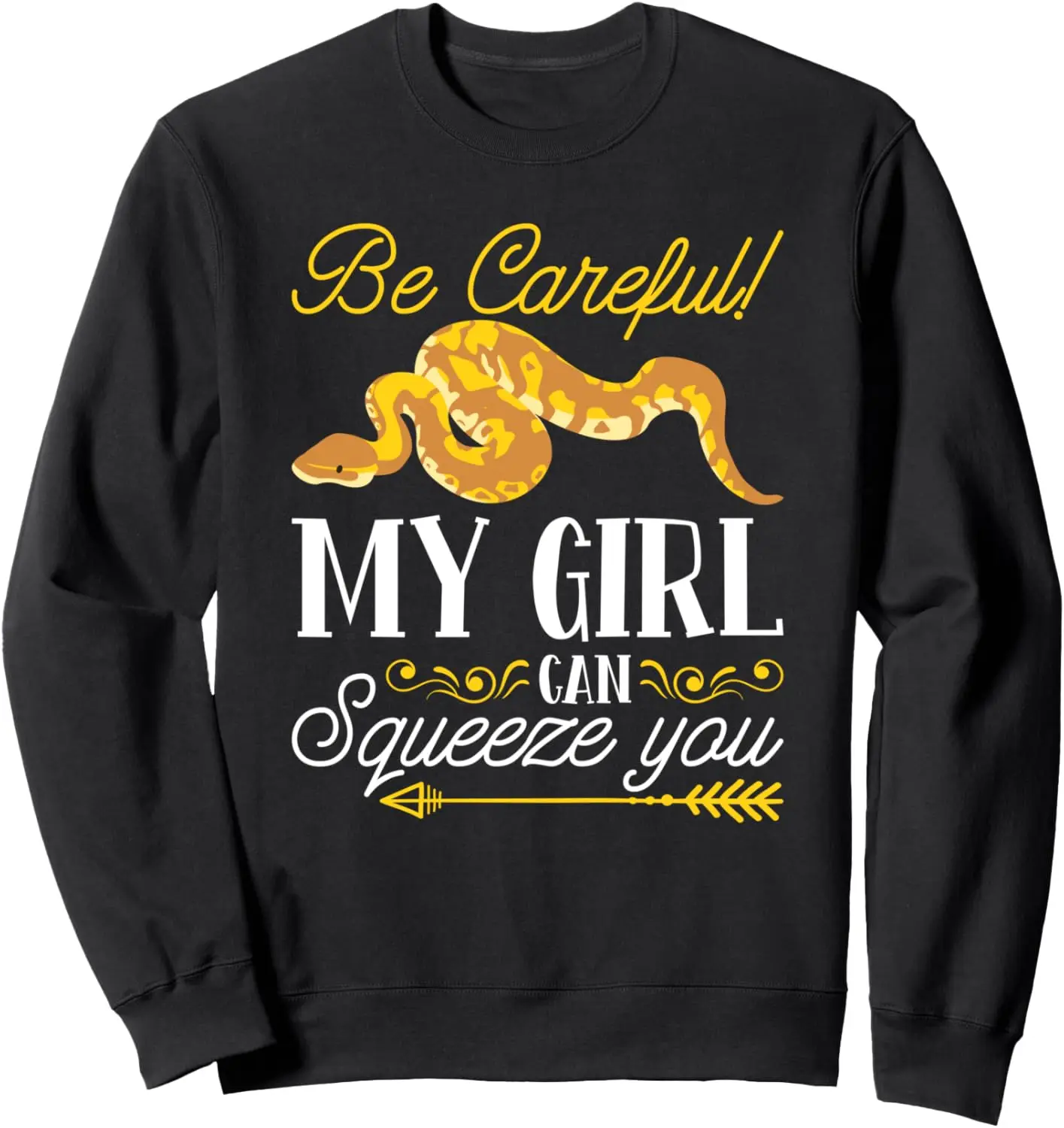 Royal Python Banana Ball Python Herpetologist Sweatshirt