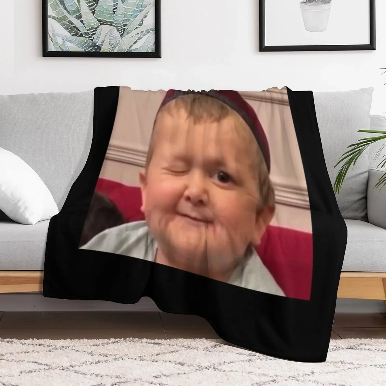 Hasbulla - Hasbulla Hasbullah smile Throw Blanket For Baby decorative Thins Blankets