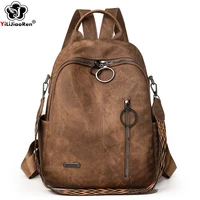 Mochila de moda, mochila de cuero Pu de alta calidad, mochila para mujer, bolso de hombro para mujer, bolso escolar de gran capacidad de diseñador para niñas