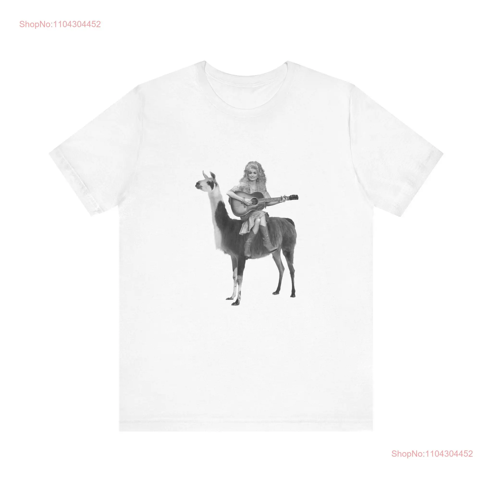 Dolly Llama T Shirt long or short sleeves