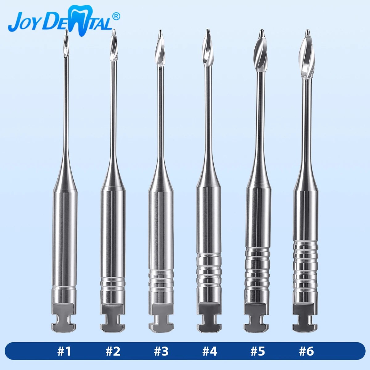 

6Pcs/Pack AZDENT Dental Endodontic Peeso Reamers Drill Glidden Rotary 28/32mm Engine Use Stainless Steel Endo Files #1-6