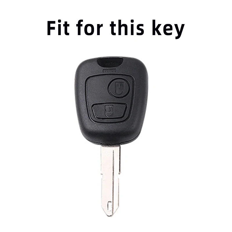 Auto Shell Fob Protector TPU Car Remote Key Case Cover For Peugeot 106 107 206 207 306 307 406 407 For Citroen C1 C4 Accessories