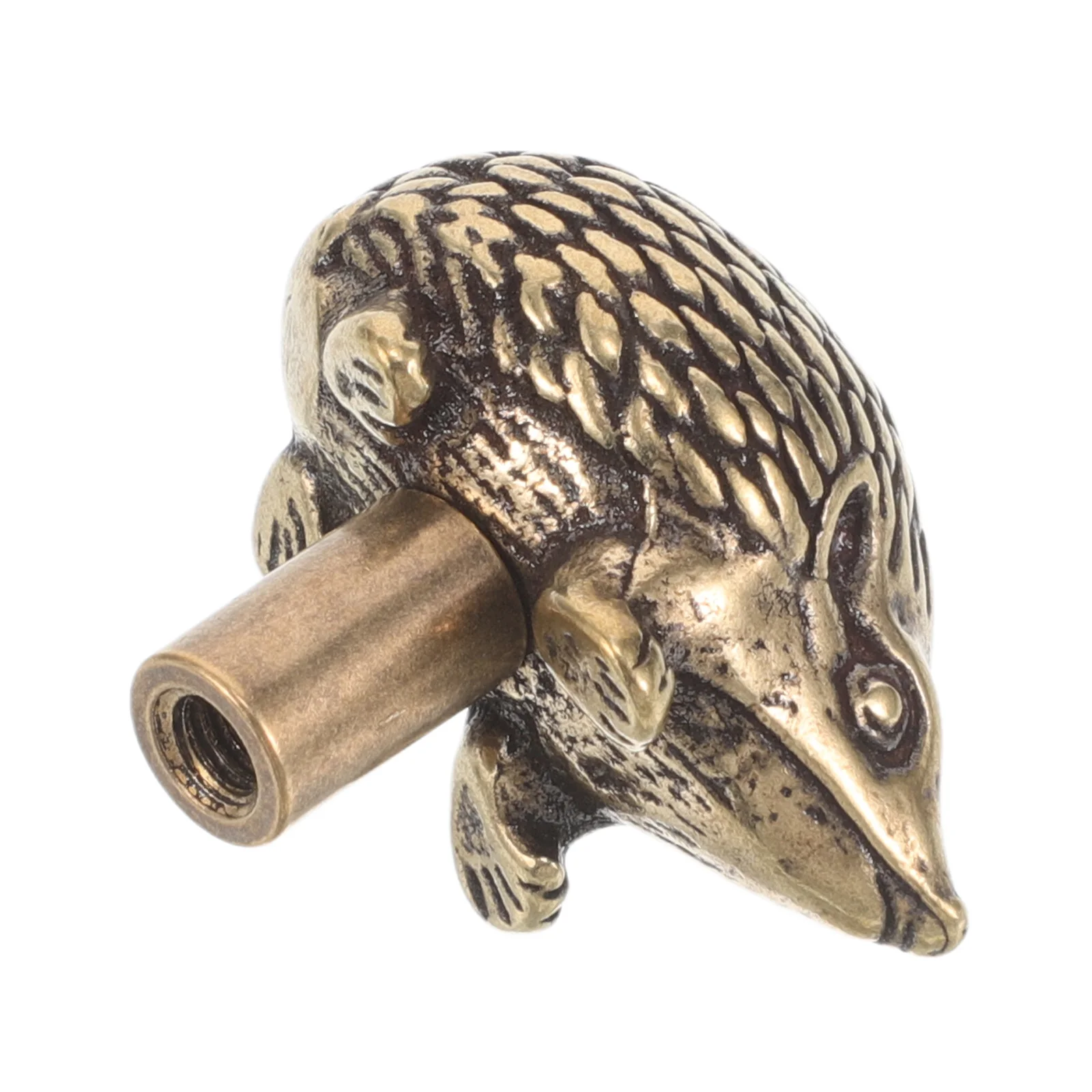 

Brass Hedgehog Knob Vintage Cabinet Handles For Drawers Doors European Style Decorative Pulls Fancy Hardware Animal Shape
