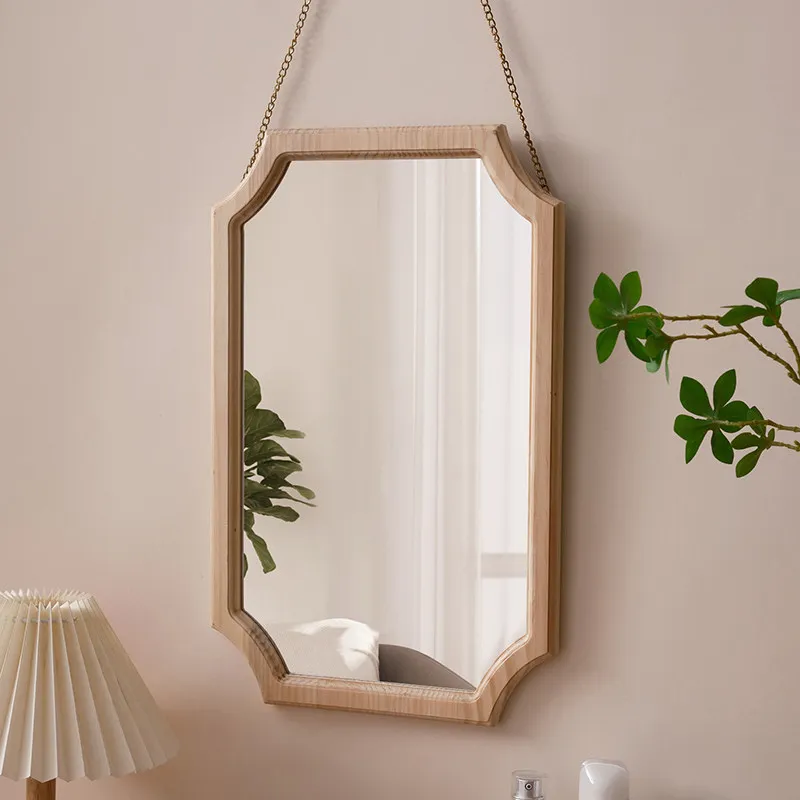 Hanging Luxury Mirror Wall Living Room Modern Moving Girls Vanity Hand Small Bedroom Mirror Bathroom Espelhos Home Decorations