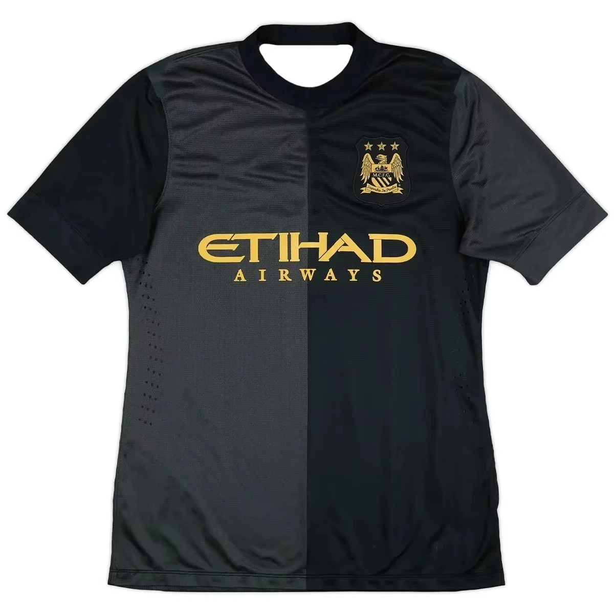 2026 New Manchester City Black Gold Half Split Concept Away Football Jersey Fan Quick Drying Sports