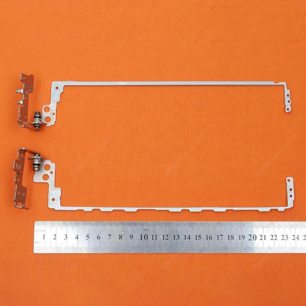 Replacement Laptop LCD Hinges Kit Metal Left and Right Hinge Silver for HP 250 G6 Upgrade Part
