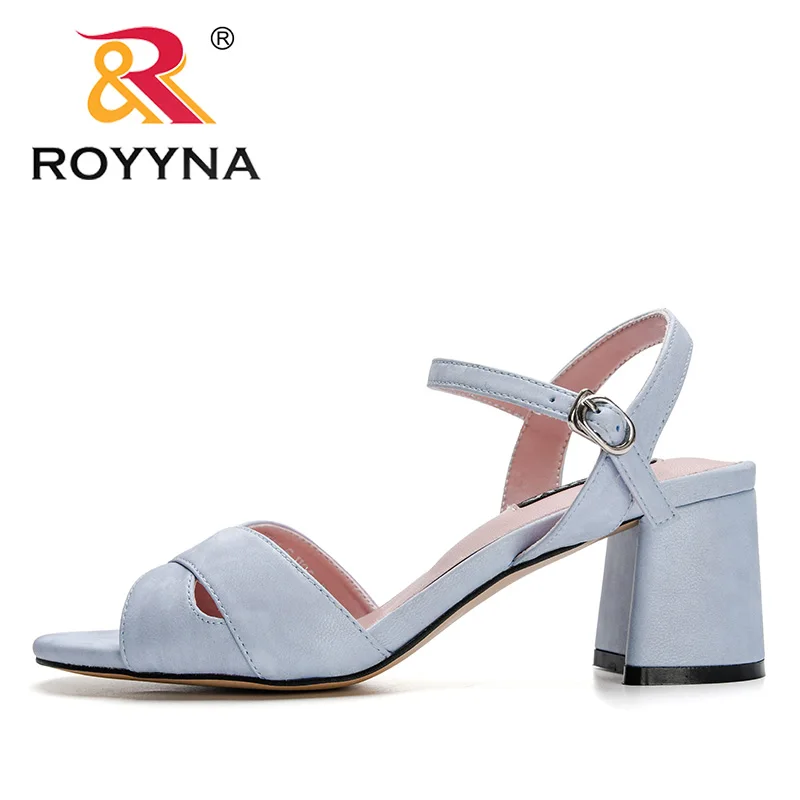 ROYYNA New Woman Sandals Comfy Summer Women Concise Open Toe Casual Shoes Woman Fashion Thick Bottom Wedges Sandal Feminimo