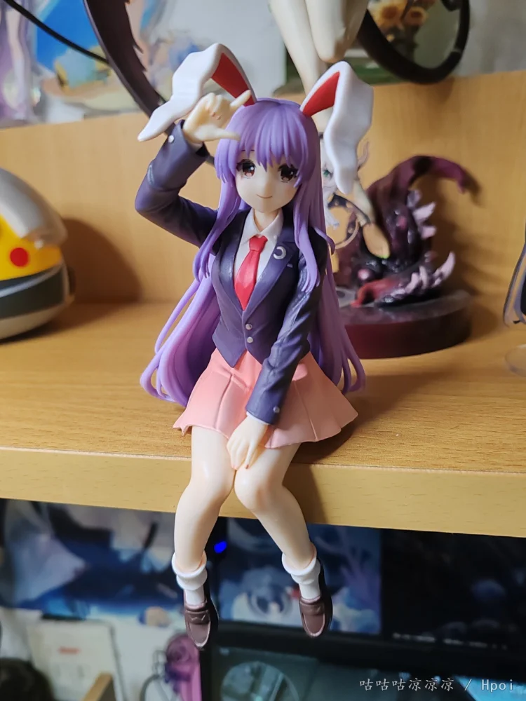 오리지널 재고 15cm 레이젠 우동에인 이나바 오리엔탈 프로젝트 애니메이션 피규어 모델 귀여운 데스크탑 장식 수집용 장난감