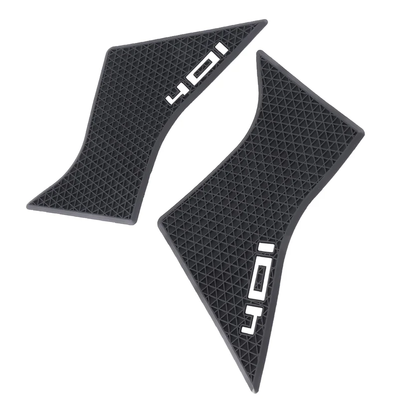 Accesorios estrechos para motocicleta, pegatinas laterales antideslizantes para tanque de combustible, pegatina tipo almohadilla para Svartpilen 401 2019-