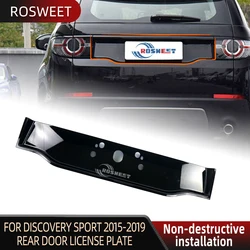Car Rear License Plate Cover Bottom Frame For Land Rover Discovery Sport Accessories 2015 2016 2017 2018 2019 L550
