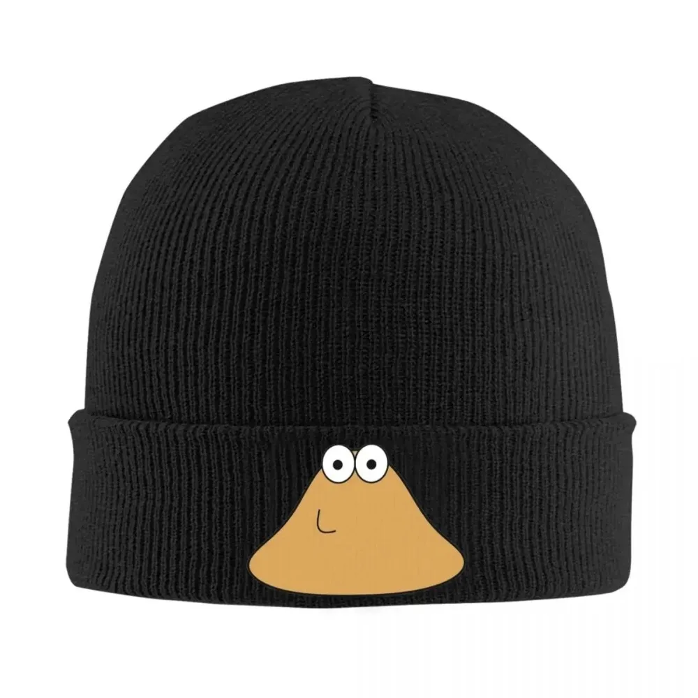 

Fat Pou Pou Is A Virtual Pet Funny Game Beanie Hats Bonnet Hats Unisex Adult Cool Kpop Knitted Hat Spring Pattern Elastic Caps