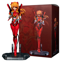22CM Anime Evangelion Asuka Langley Soryu Figure Shin Gekijouban Ha Souryuu 1/7 Test Suit Ver Model Toy Gift Aciton Figure