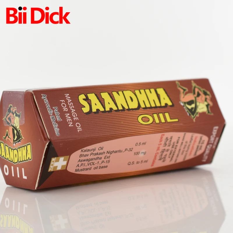 1Pc Saandhha Oil Indian God Lotion Men Enlarge Cock Cream Erection Spray Big Dick Enlargement Massage Gel Increase Growth 15ML