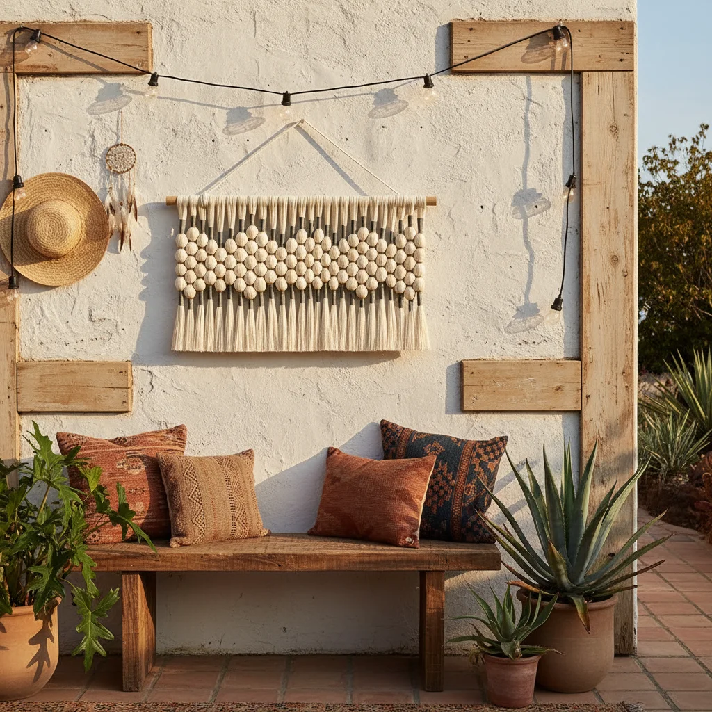 #￥Handmade Bohemian Macrame Wall Hanging Hand-Dyed Cotton for Home Living Room Wedding or Anniversary Minimal Style Hotels Decor