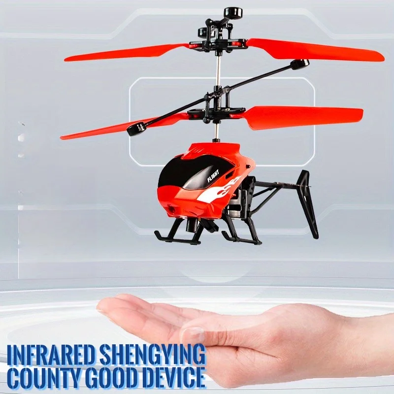 Remote Control Safe Fall-resistant Mini Helicopters Toys Rechargeable RC Helicopters Drone Toys Children's Gifts