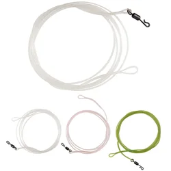 Carp Fishing Leader Line 1M 40LB Fluorocarbon line with Quick Change Swivel wire leader for fishing leading