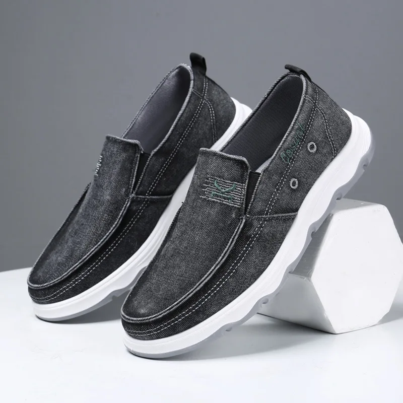 

Мужская нескользящая повседневная спортивная обувь, износостойкая повседневная обувь, уличная модная удобная прогулочная обувь на плоской подошве 2025 года для мужчин