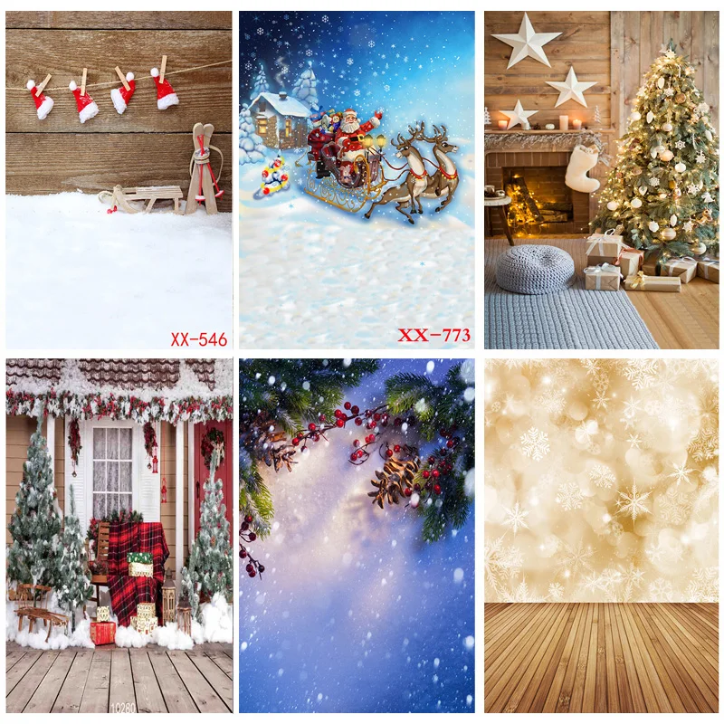 

Christmas Theme Photography Background Snowman Christmas tree Children Portrait Backdrops For Photo Studio Props 21921 CXSC -29