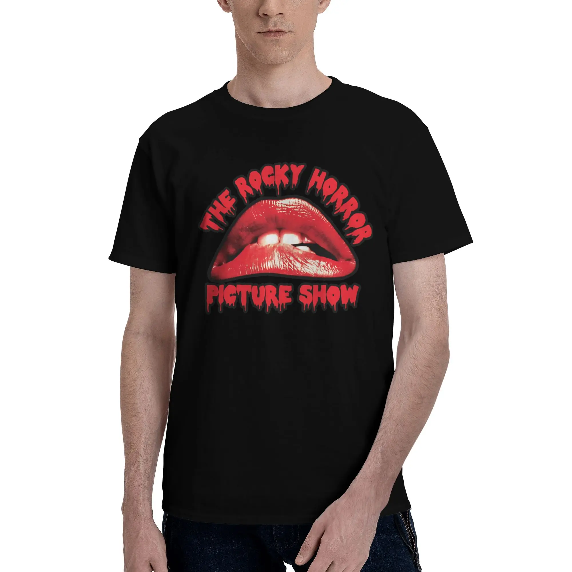 ROCKY HORROR PICTURE SHOW  Funny 100% Cotton T-Shirt The Rocky Horror Picture Show Tops Tees For Men