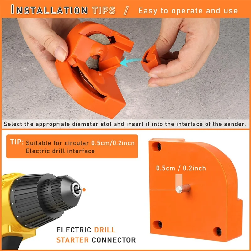 Multipurpose Drill Bit Grinding Sharpener,Electric Drill Bit Sharpener for All Bits Portable Drill Grinder Grinding Tool