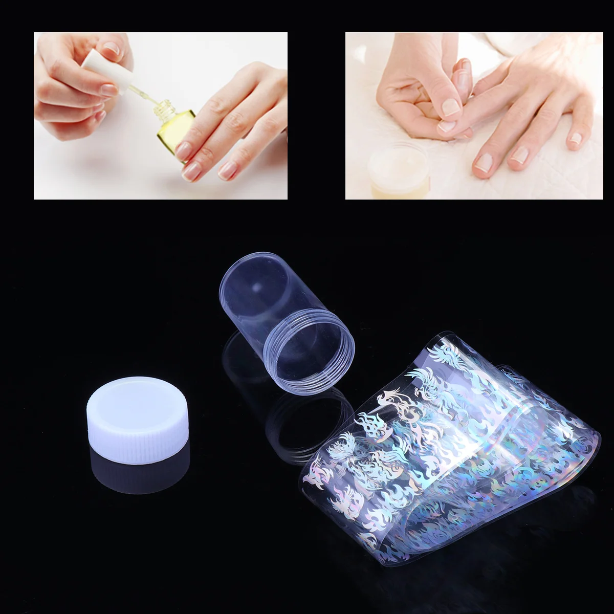 

5Pcs Manicure Stickers Pattern Suitable for Party Holiday DIY Nail Art Large Size Nail Stickers Manicure Pastes