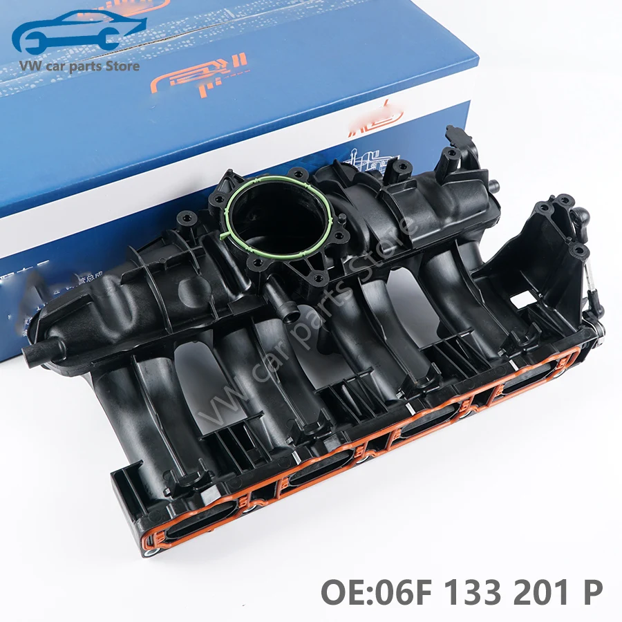 06F133201P NEW Intake Manifold For EA113 Audi A3 A4 A6 TT VW Passat Jetta Golf GTI EOS Sciricco Reliable quality 06F 133 201 N