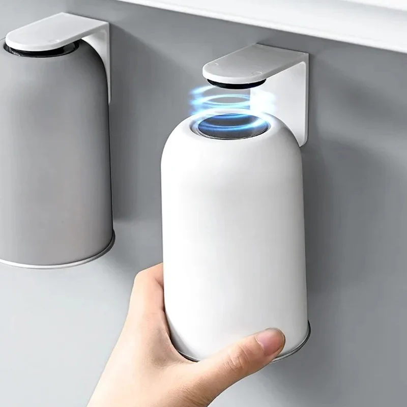 Magnetic Mouthwash Cup 304 Stainless Steel Tooth Brushing Cups Wall Mounted No Punching Household Water Cup Large Capacity양치컵