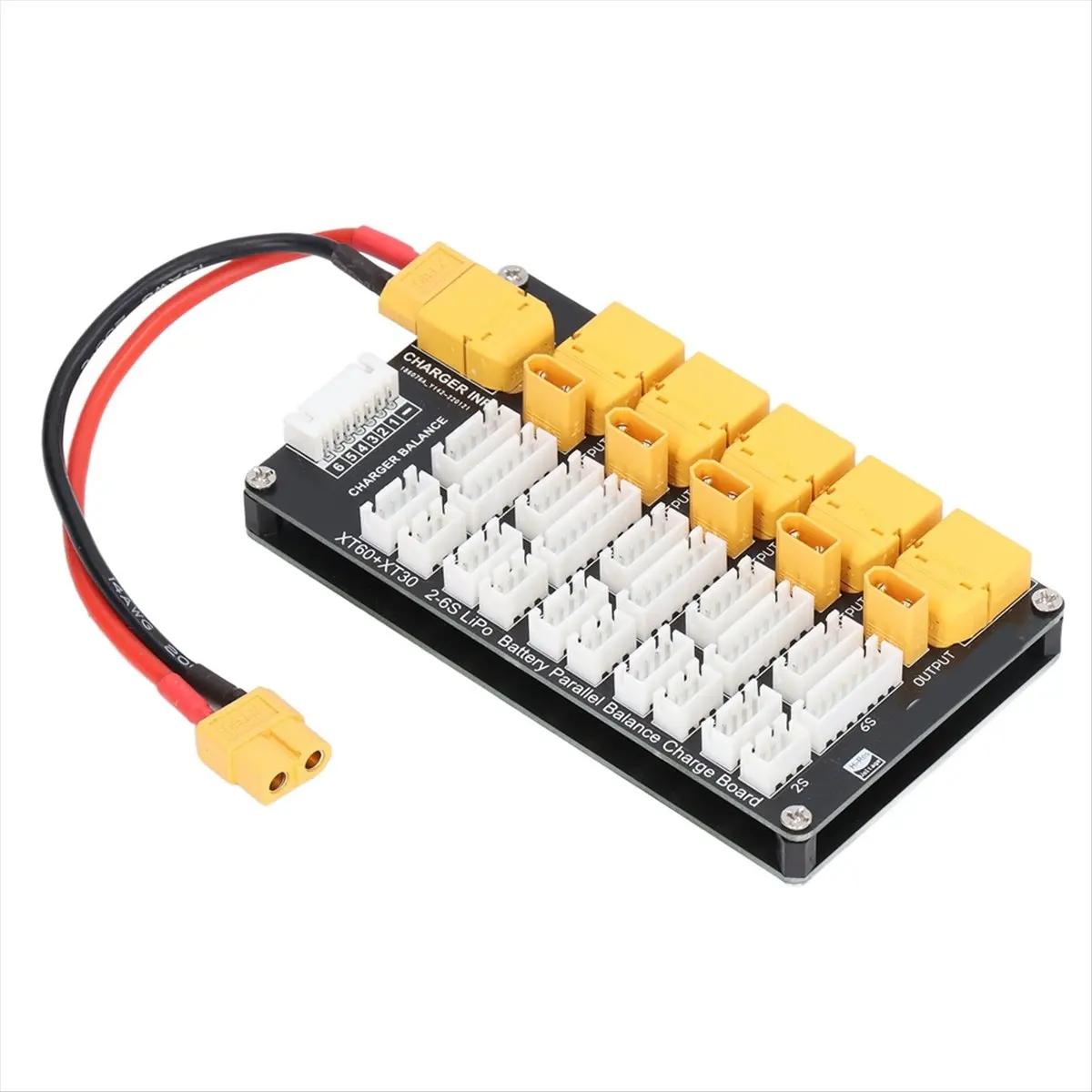 A003 Lipo Battery Charging Board Parallel XT30 Plug 2‑6S Lithium Batteries for B6 Charger Electronic Components